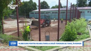 18.000 euro pentru reabilitarea a două terenuri de tenis, în Roman