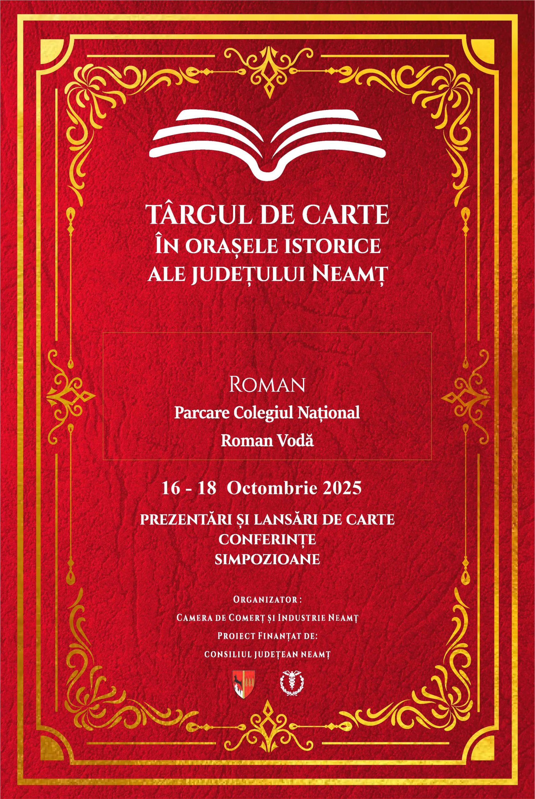 Târgul de Carte în Orașele Istorice ale Județului Neamț